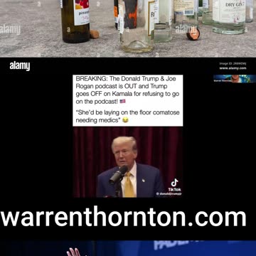 TRUMP DROPS DRINKING BOMB ON HARRIS