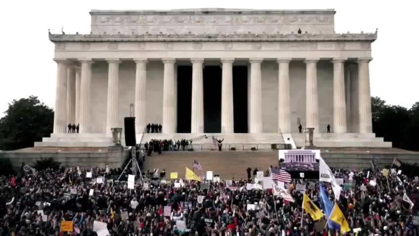 Defeat the Mandates - Grand Park, Los Angeles, CA - April 10th, 2022