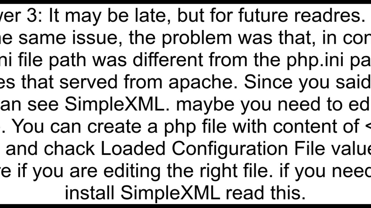 Call to undefined function simplexml_load_string