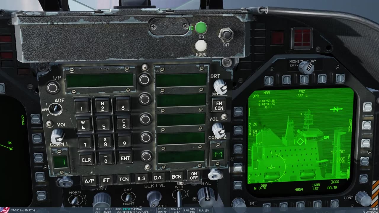 DCS F/A-18C Cargo Ship Attack