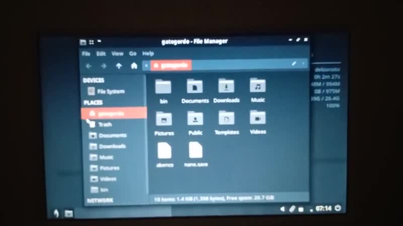Debian linux (bunsenlabs) running on a JumPC Olidata i386