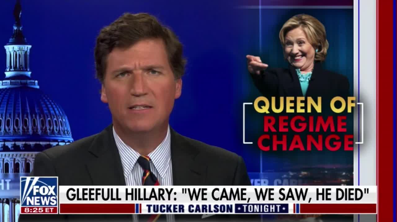 Tucker SCHOOLS Hillary Clinton for Saying He Supports Putin