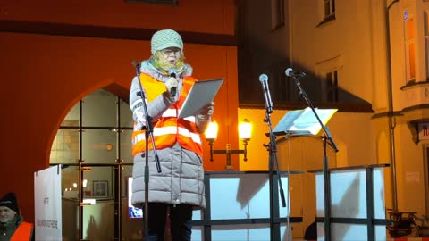 Greifswald: Rede von Ina auf der Kundgebung am 24.01.2022