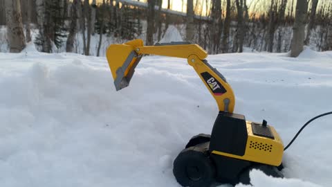 Getting nothin done in the snow. Willow, Alaska