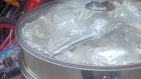 Chicken and mutton steam