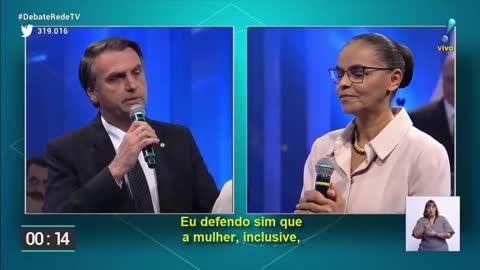 Marina e Bolsonaro: Aborto, drogas e armamento (2018)