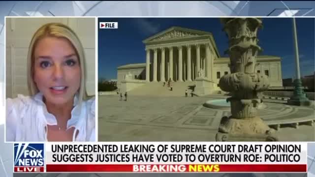 Fmr. FL AG Pam Bondi Believes the SCOTUS Report Was Leaked to ‘Scare’ the Conservative Justices.