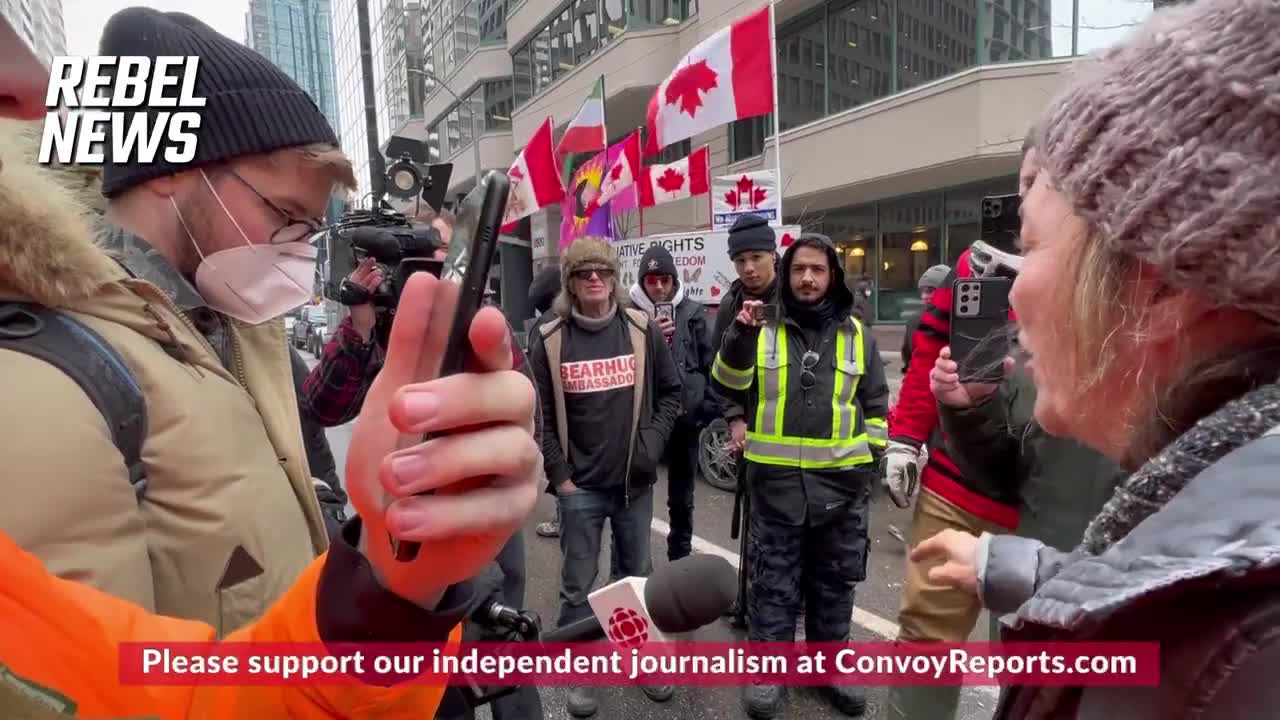 Canadian woman hits fake news CBC with truth bombs. *See description*