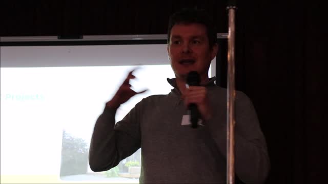 Danny Moore from Farmacy Co-op talks at the United Clans Meeting Of Minds 2nd May 2022