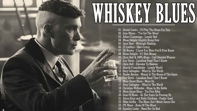 Whiskey Blues Music | Best Of Slow Blues/Rock Songs | Relaxing Electric Guitar blues