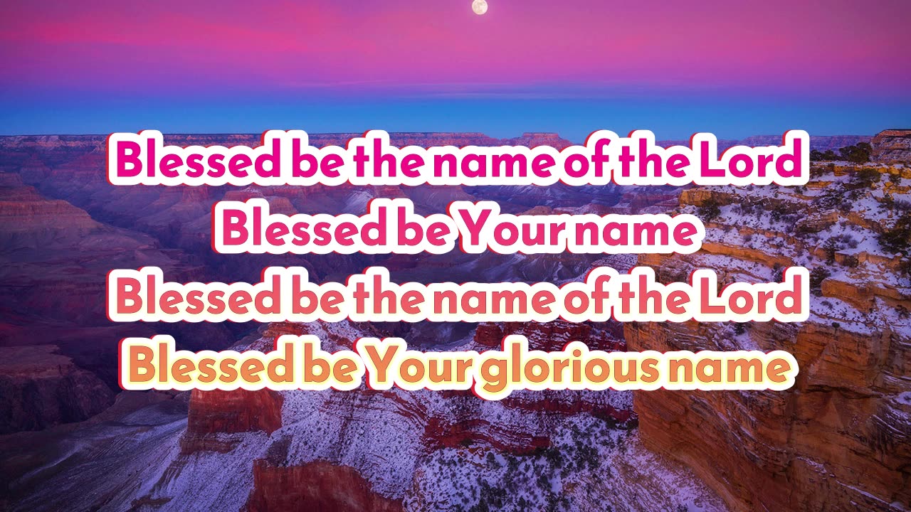 Blessed Be Your Name - Tree 63 (Instrumental Remix Lyric Video)