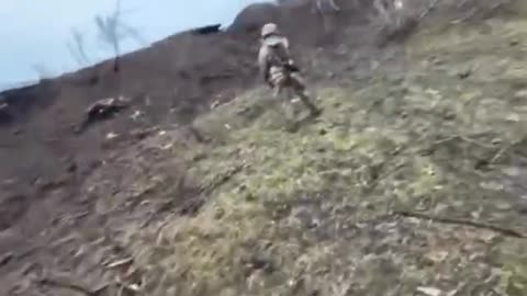 What Remains of a Russian Line Near Bakhmut