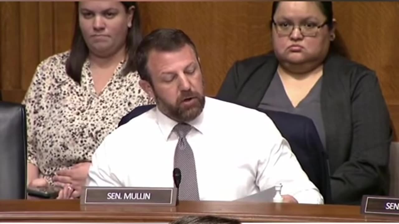 Sen Mullin And Union Boss Almost Come To Blows in Senate Hearing 👏 👍