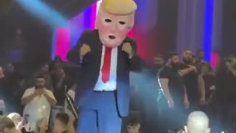 A video shared by Lebanese shows a Club in Beirut celebrating Trump winning the elections in U.S.