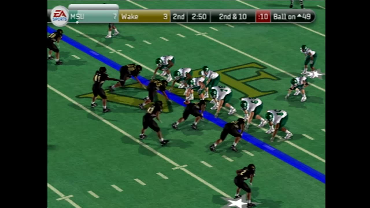 NCAA Football08 (Ps2) Michigan State vs Wake Forest Part2