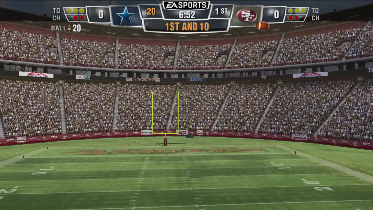 (PSCX2) Madden 12 49ers v Cowboys Game03