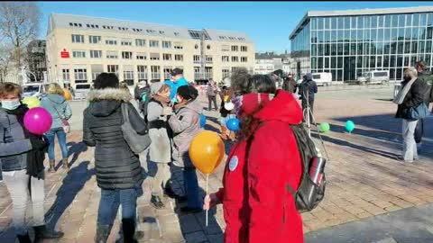 2. Demo in Trier (FRIEDEN, FREIHEIT & DEMOKRATIE)