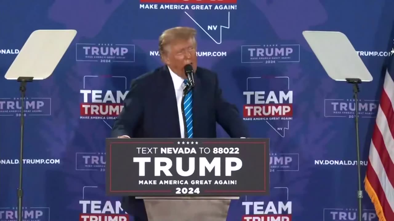 LIVE: Donald Trump holds rally in Las Vegas after $83.3m