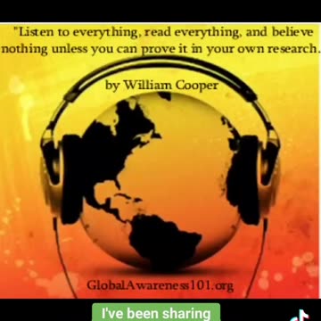 Words of Wisdom from William Cooper