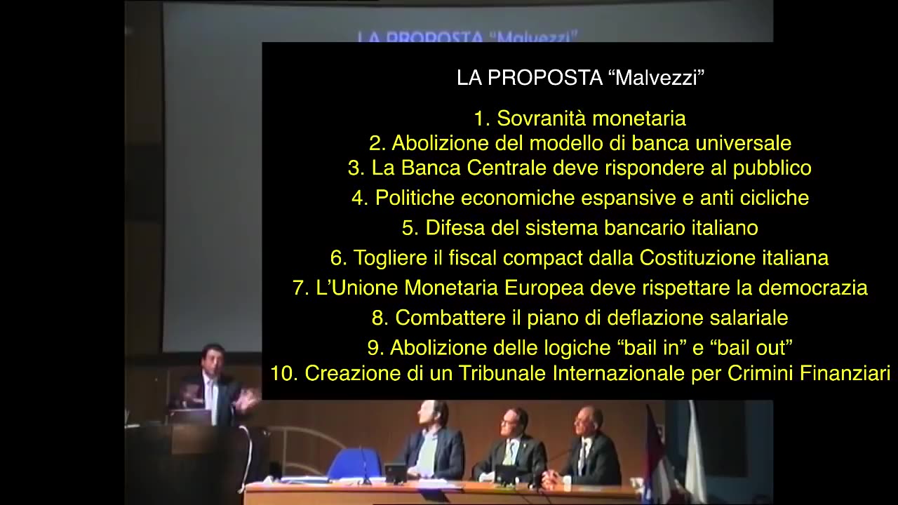 "Vi racconto tutte le balle che vi dicono sull'economia"- Prof. Valerio Malvezzi