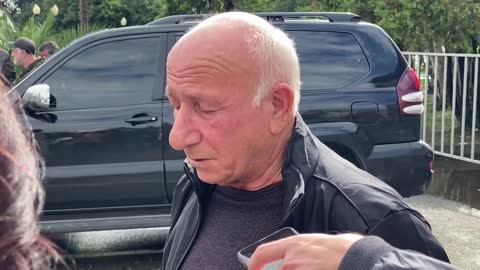 Нугзар Кация рассказывает о чем они говорили с Асланом Бжания