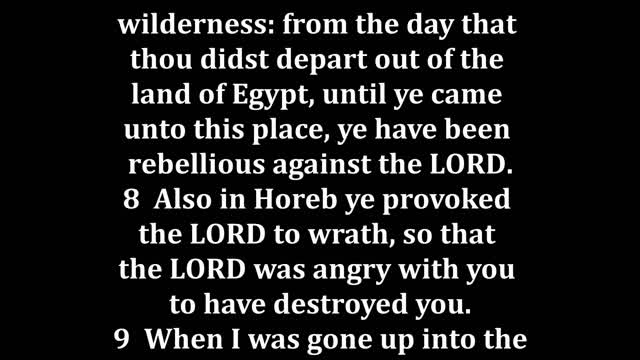 Deuteronomy 9 King James version