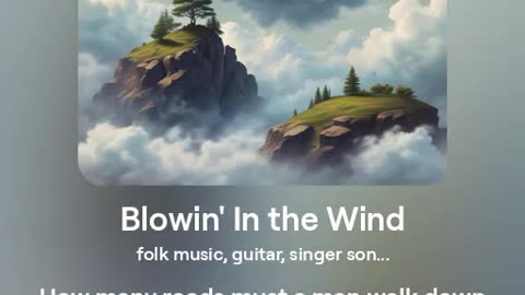 Blowin' In the Wind - version 1