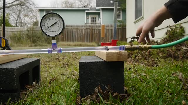How to Collapse a Pipe by Closing a Valve