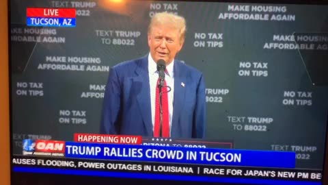 OAN Trump rallies crowd in battleground state in Tucson 05:28 pm