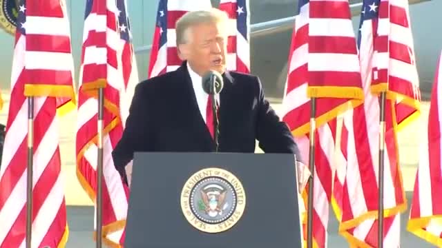 President Trump says he "will be back."