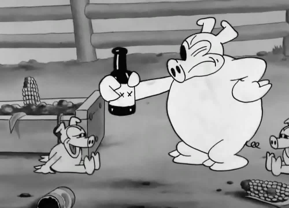 The Booze Hangs High (1930) - Public Domain Cartoons