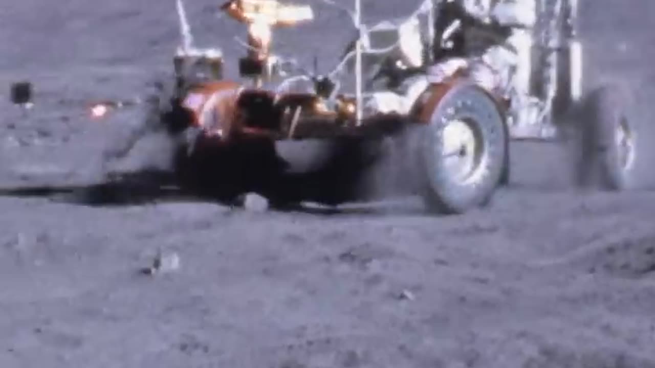 In 1971 NASA put a car on the mon