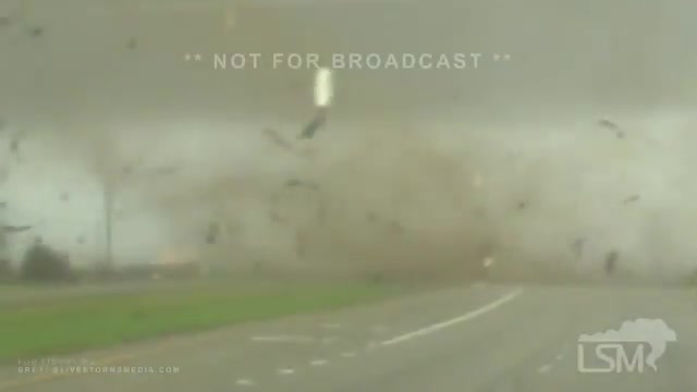 HOLY SHIZNITZ! Truck took a ride in a tornado!!!