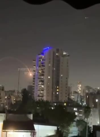 Iron Dome missile malfunctioned in Tel Aviv Israel