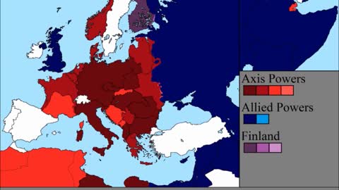 World War II : animated map