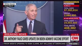 Dr. Fauci Fact Checks Joe Biden's Anti-Trump Claim on First Day!