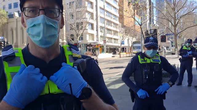 Vic Police - Corporate robots - no names, just the numbers.