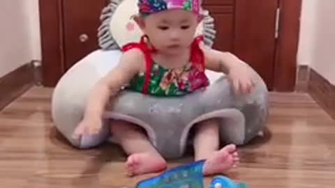 Funny baby 😘 video#baby_#viral# funny 😊