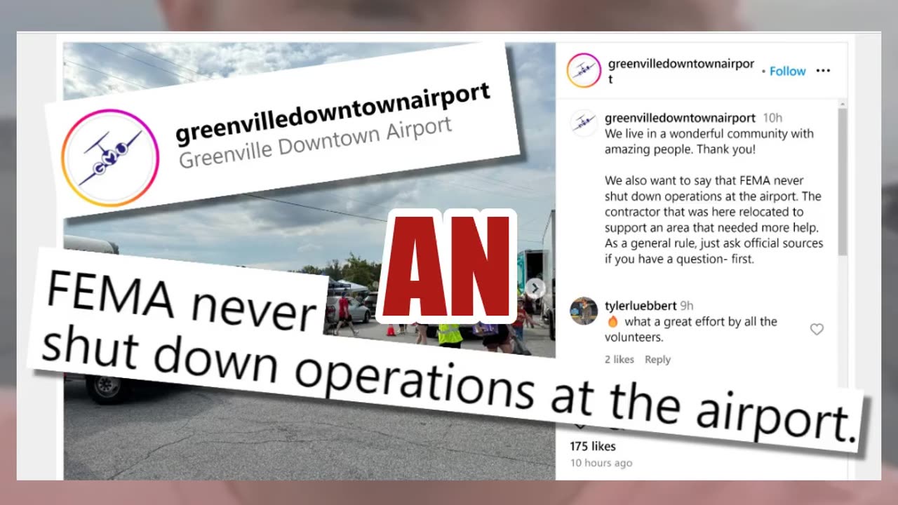 Fact Check: FEMA Did NOT Stop Civilian Disaster Aid At Greenville, South Carolina, Airport