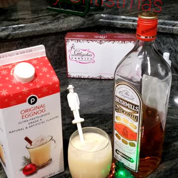 Christmas eggnog cheer