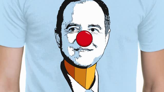 Pencil-Neck Adam Schiff Tee