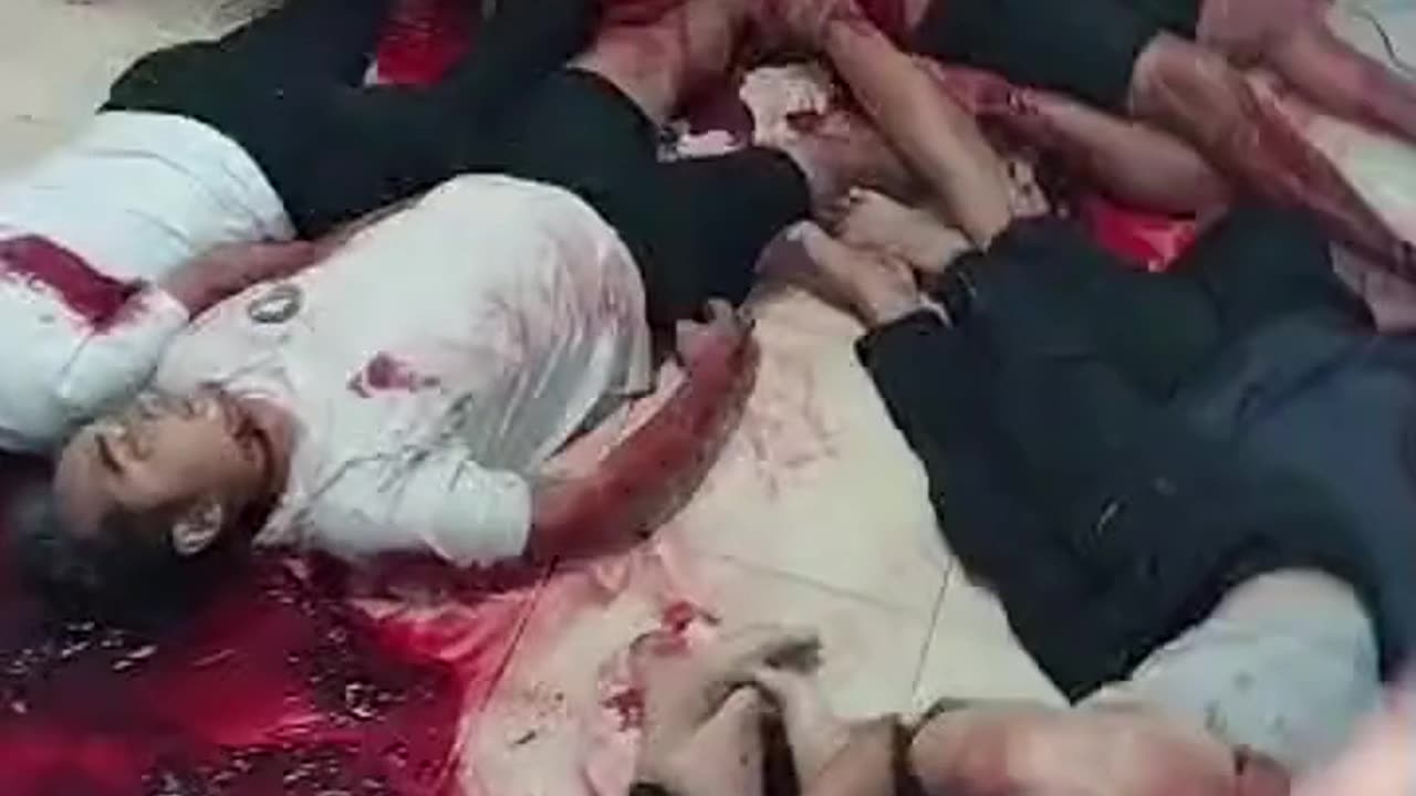 Video Out Of Israel Shows A Room Full Of Mostly Children Massacred By Palestinian Militants