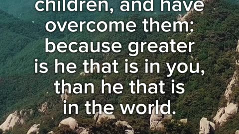 1 John 4:4 | Overcomer | #shorts