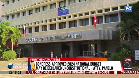 Congress-approved 2024 National Budget may be declared unconstitutional –Atty. Panelo
