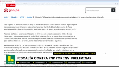 "Vulnera el derecho de acceso a justicia": Batalla legal de la Fiscalía contra el Congreso y la PNP