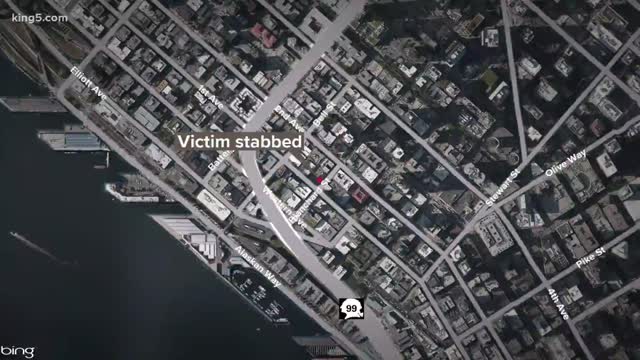 Search for suspect after woman fatally stabbed in Seattle's Belltown neighborhood