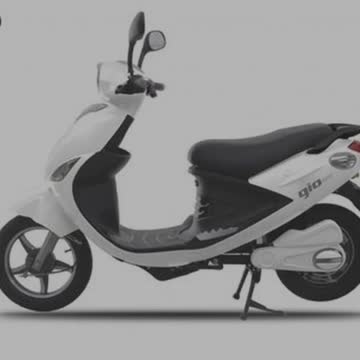 Electric motorcycle. Without sound