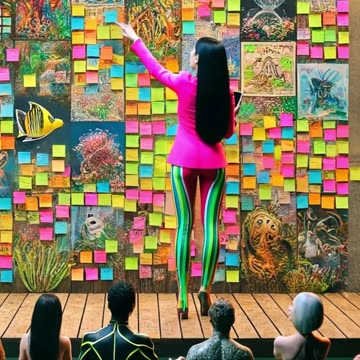 The Sticky Note Walls #rachael