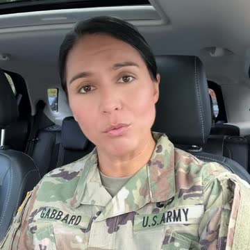 Tulsi Gabbard saying we need to stop them...