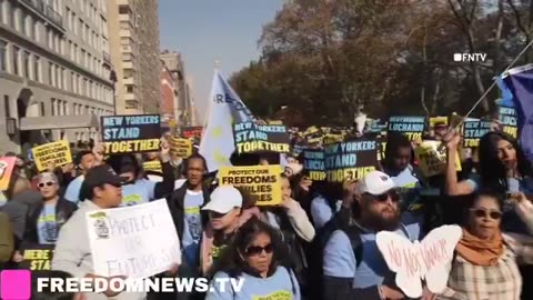 Thousands of “Immigrants” are Marching in New York Protesting Donald Trumps Election Win